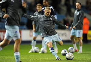 Images Dated 1st November 2011: Gary McSheffrey's Pre-Match Focus: Coventry City at Millwall, Npower Championship (01-11-2011)