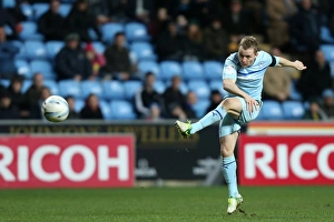 Images Dated 2013 January: Gary McSheffrey's Strike: Coventry City vs Shrewsbury Town