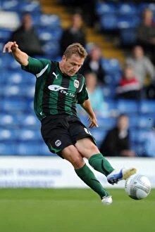 Images Dated 9th August 2011: Gary McSheffrey's Stunner: Coventry City's Carling Cup Upset against Bury (09-08-2011, Gigg Lane)