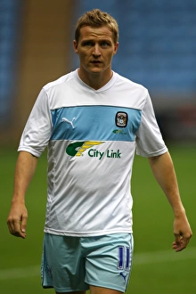 Images Dated 2012: Gary McSheffrey's Stunner: Coventry City's Upset Win Against Birmingham City in Capital One Cup (2012)