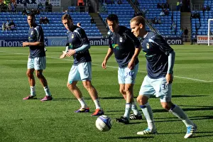 Images Dated 15th October 2011: Gear Up: Coventry City vs Nottingham Forest in Npower Championship Clash at Ricoh Arena (15-10-2011)
