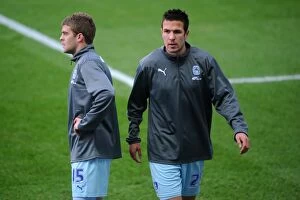 Images Dated 10th December 2011: Gear Up: Wood and Cranie Prepare for Npower Championship Showdown vs. Hull City (10-12-2011)
