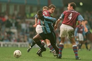 Images Dated 14th February 1998: George Boateng's Precise Dodge: Coventry City's FA Cup Upset Against Aston Villa