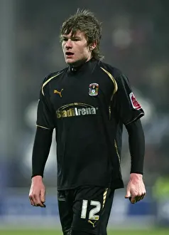 Images Dated 2009 January: Gunnarsson's Coventry Battle at Loftus Road: Queens Park Rangers vs