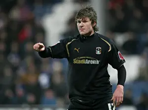 Images Dated 2009 January: Gunnarsson's Coventry: Queens Park Rangers vs Coventry City in Championship (10-01-2009)