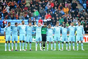 Images Dated 2011 November: Honoring Coventry's Resilient Past: A Moment of Silence at Coventry City vs