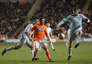 Images Dated 2012 January: Hreidarsson vs. Fleck: A Championship Showdown - Coventry City vs