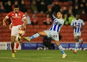 Sky Bet League One - Barnsley v Coventry City - Oakwell Collection: Intense Rivalry: Barnsley vs Coventry City - A Fight for Supremacy in Sky Bet League One