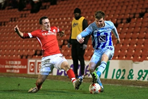 Intense Rivalry: A Battle for Possession - Barnsley vs Coventry City in Sky Bet League One