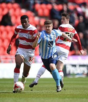 Intense Rivalry: Calder vs. Phillips Clash in Sky Bet League One's Doncaster Rovers vs. Coventry City (2015-16)
