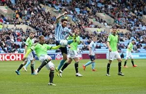 Images Dated 30th April 2016: Intense Rivalry: Coventry City vs. Sheffield United - Battle for Supremacy in Sky Bet League One