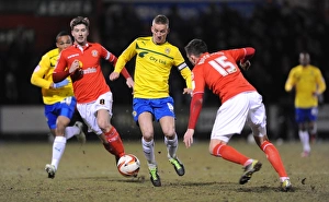 Images Dated 2013: Intense Rivalry: Coventry City vs Crewe Alexandria - Johnstones Paint Trophy Northern Final Showdown