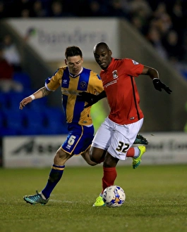 Season 2015-16 Prints: Intense Rivalry: Fortune vs. Blackstone - Sky Bet League One Clash at Greenhous Meadow
