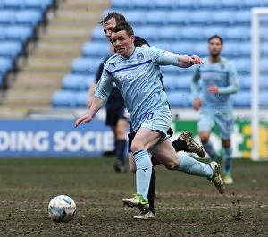 Images Dated 16th March 2013: Intense Rivalry: John Fleck vs. Ritchie Humphries Battle in Coventry City vs