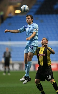 Johnstone's Paint Trophy : Northern Section : Coventry City V Burton Albion : Ricoh Arena : 04-09-2012 Prints: Intense Rivalry: Kilbane vs Kee in the Johnstones Paint Trophy - Coventry City vs Burton Albion