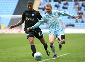 07-04-2012 V Peterborough United, Ricoh Arena Prints: Intense Rivalry: McSheffrey vs