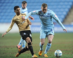 Images Dated 2007: Intense Rivalry: McSheffrey vs Clifford Battle in Coventry City vs Colchester United