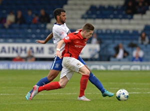 Images Dated 2015 September: Intense Rivalry: Ryan Kent vs Jacob Mellis - Coventry City vs Bury's Thrilling Tackle in Sky Bet League One