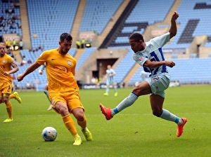 Intense Rivalry: Simeon Jackson vs Bailey Wright's Battle for Supremacy in Coventry City vs Preston North End (Sky Bet League One)