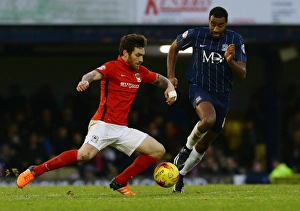 Sky Bet League One - Southend United V Coventry City - Roots Hall Prints: Intense Rivalry: Vincelot vs. Barnett Clash in Coventry City's Sky Bet League One Match at Roots Hall