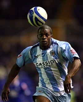 Images Dated 3rd November 2008: Isaac Osbourne in Action for Coventry City against Birmingham City in Championship Clash at St