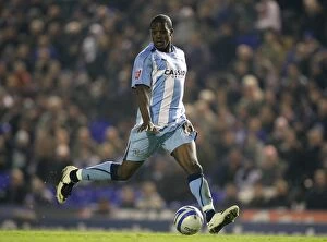 Images Dated 3rd November 2008: Isaac Osbourne in Action: Coventry City vs. Birmingham City, Championship Football Match at St