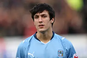 Images Dated 2009 December: Jack Cork Leads Coventry City in Championship Clash against Nottingham Forest (28-12-2009)