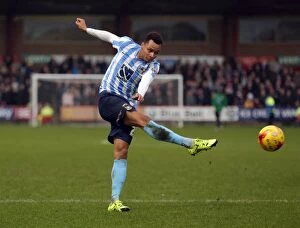 Images Dated 2nd January 2016: Jacob Murphy Scores Coventry City's Second Goal vs. Crewe Alexandra in Sky Bet League One