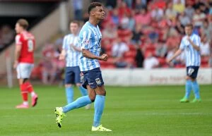 Images Dated 22nd August 2015: Jacob Murphy Stunner: Coventry City Ahead against Walsall in Sky Bet League One