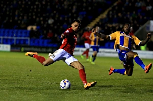 Season 2015-16 Prints: Jacob Murphy's Unforgettable Display: Coventry City's Dominance Over Shrewsbury Town in Sky Bet League One