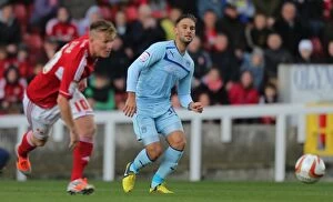 Images Dated 13th October 2012: James Bailey in Action: Coventry City vs Swindon Town, Npower League One, October 13, 2012