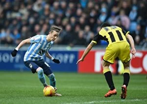 Images Dated 16th January 2016: James Maddison vs. Anthony O'Connor: A Riveting Midfield Showdown in Coventry City's Sky Bet