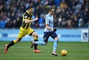 Images Dated 16th January 2016: James Maddison vs John Mousinho: A Riveting Rivalry in Coventry City vs Burton Albion