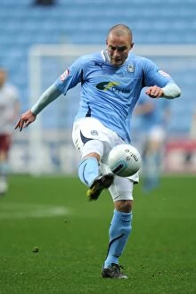 Images Dated 20th November 2010: James McPake of Coventry City in Action Against Burnley at the Ricoh Arena (Npower Championship)