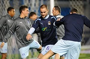Images Dated 1st November 2011: James McPake of Coventry City Gears Up for Npower Championship Showdown against Millwall
