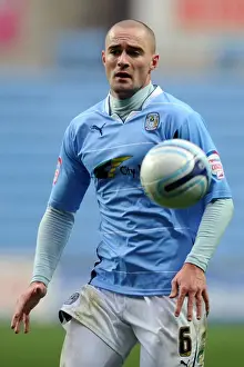 James McPake of Coventry City vs Burnley in the Npower Championship at Ricoh Arena (20-11-2010)