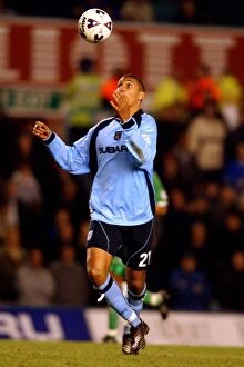 Images Dated 12th April 2002: Jay Bothroyd: Coventry City's Dominant Performance Against Millwall in Nationwide League Division