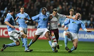 Images Dated 2010: Jay Rodriguez Tries to Break Through Coventry City Defense in Npower Championship Match (Coventry City vs)