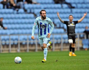 Images Dated 2014: Jim O'Brien Named Man of the Match as Coventry City Edge Out Peterborough United in Sky Bet League One Clash