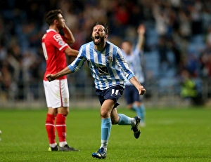 Sky Bet League One - Coventry City V Crewe Alexandra - Ricoh Arena Prints: Jim O'Brien's Hat-Trick: Coventry City's Triumphant Sky Bet League One Victory over Crewe Alexandra