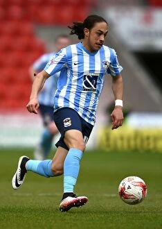 Images Dated 23rd April 2016: Jodi Jones at Keepmoat Stadium: Coventry City vs Doncaster Rovers