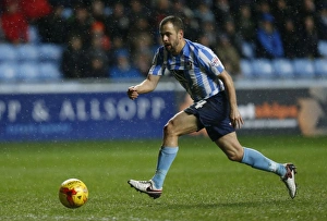 Joe Cole in Action: Coventry City vs Walsall (Sky Bet League One) at Ricoh Arena