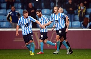 Images Dated 3rd November 2015: Joe Cole's Brace: Coventry City's Glory Moment Against Barnsley in Sky Bet League One