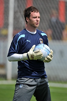 Pre Season Friendly - Accrington Stanley V Coventry City - Crown Ground Prints: Joe Murphy in Action: Coventry City FC vs Accrington Stanley (Pre-Season Friendly at Crown Ground)