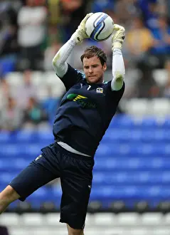 Images Dated 2011 August: Joe Murphy of Coventry City Faces Off Against Birmingham City in the Npower Championship
