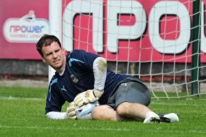 Crewe Alexandra v Coventry City : Gresty Road : 01-09-2012 Collection: Joe Murphy: Coventry City Goalkeeper on Guard at Gresty Road (Crewe Alexandra vs Coventry City)