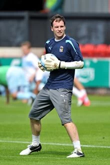Images Dated 1st September 2012: Joe Murphy: Coventry City's Unyielding Guardian at Gresty Road (01-09-2012)