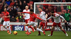 John Brayford Holds Back Jacob Murphy: A Tense Moment in Sheffield United vs. Coventry City (Sky Bet League One)