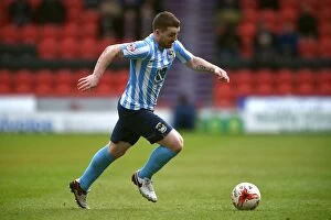 Images Dated 23rd April 2016: John Fleck in Action for Coventry City against Doncaster Rovers in Sky Bet League One at Keepmoat
