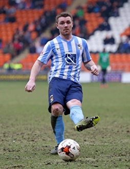 Season 2015-16 Prints: John Fleck in Action: Coventry City vs Blackpool - Sky Bet League One